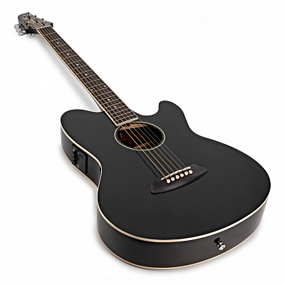 Шестиструнная электроакустическая гитара Ibanez TCY10E-BK Black High Gloss